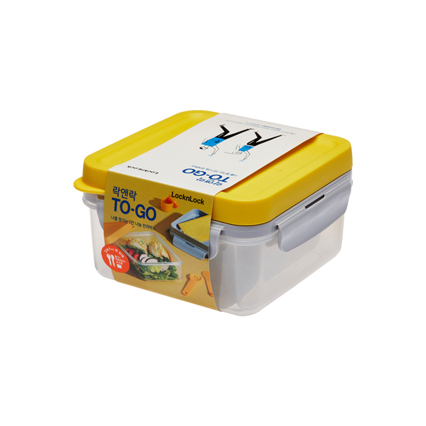 Hộp Cơm Locknlock Togo Lunch Box 1.2L - 2 Màu (Xanh Dương, Vàng) - HPL979, , large image number 3